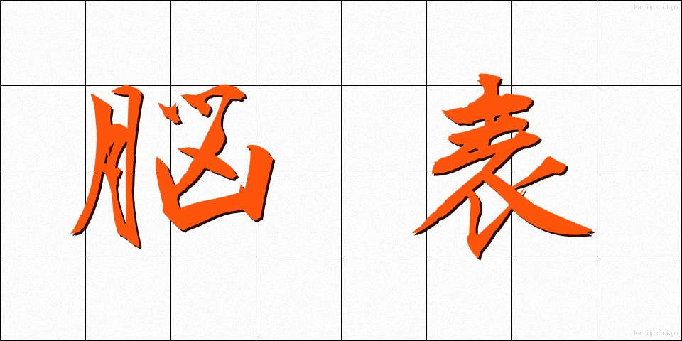 脳表 (のうひょう)