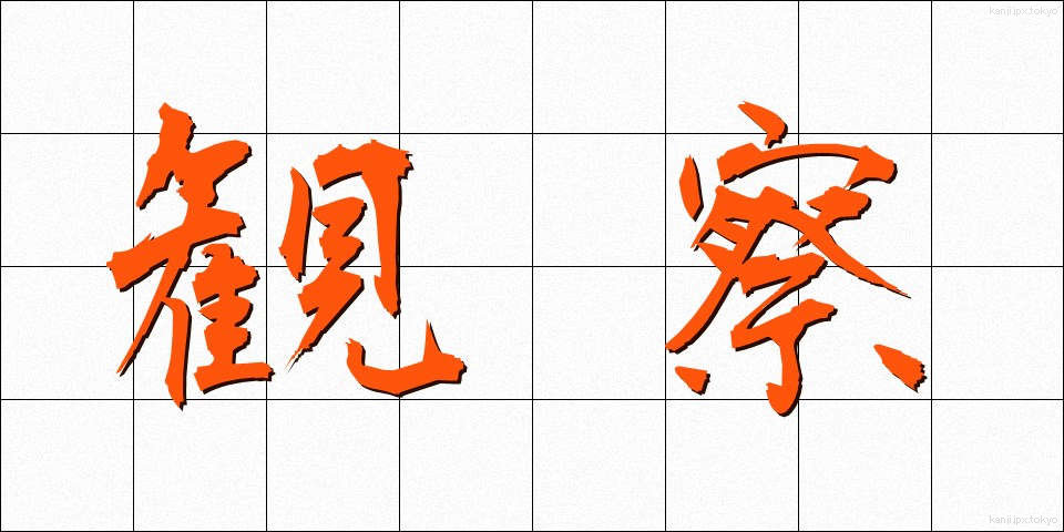 観察 (かんさつ)