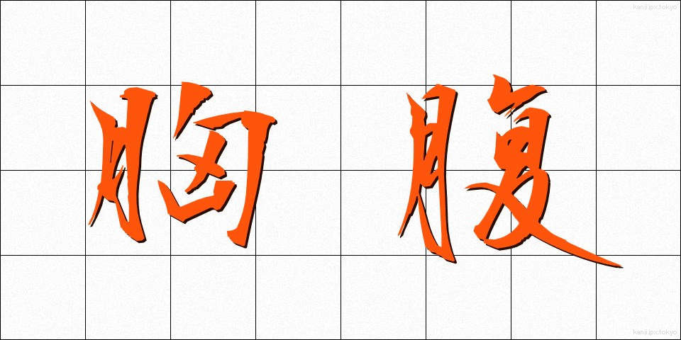 胸腹 (きょうふく)