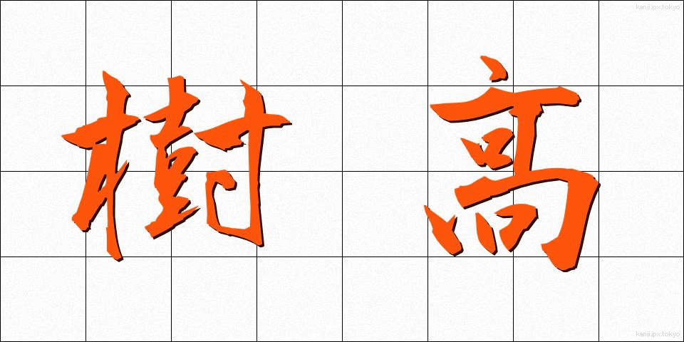 樹高 (じゅこう)