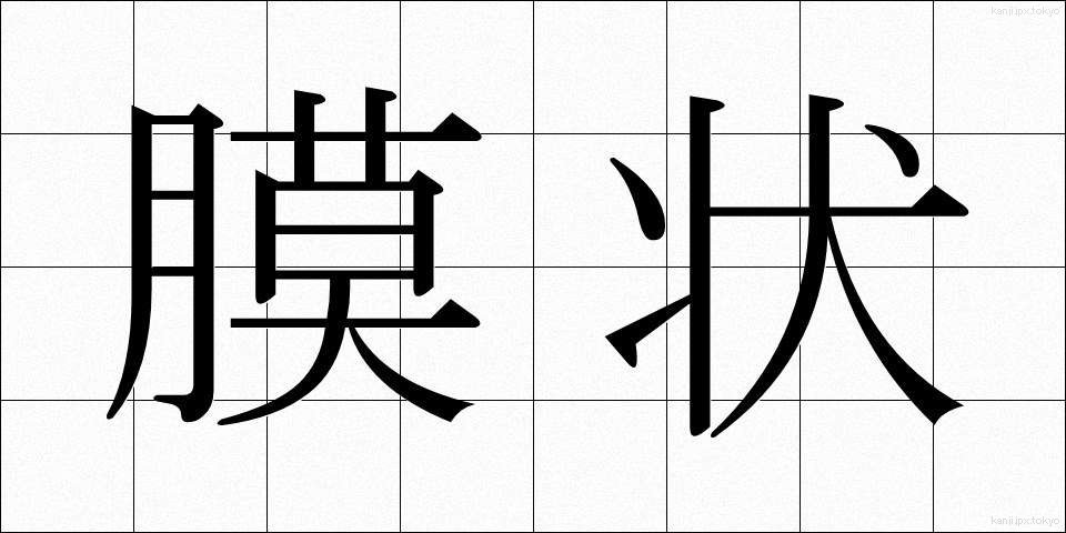 膜状 (まくじょう)