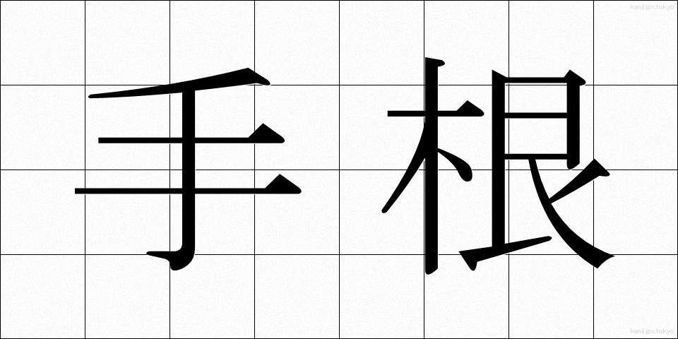 手根 (しゅこん)