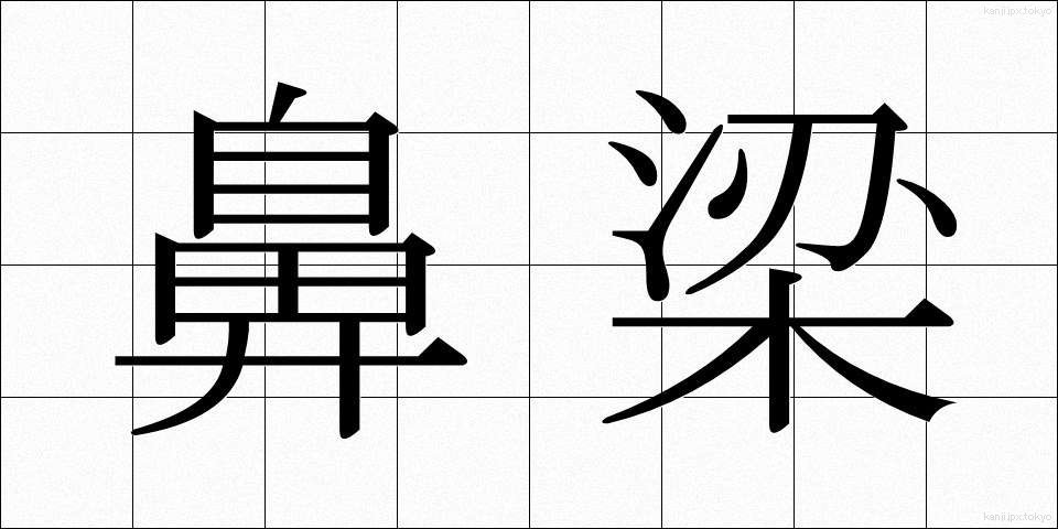 鼻梁 (びりょう)