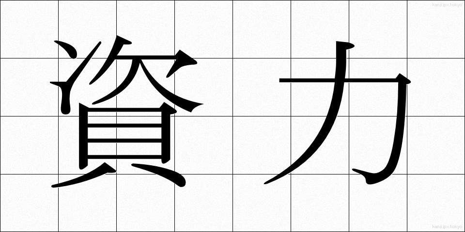 資力 (しりょく)