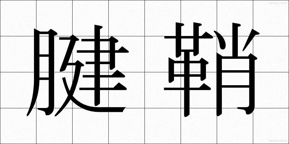 腱鞘 (けんしょう)