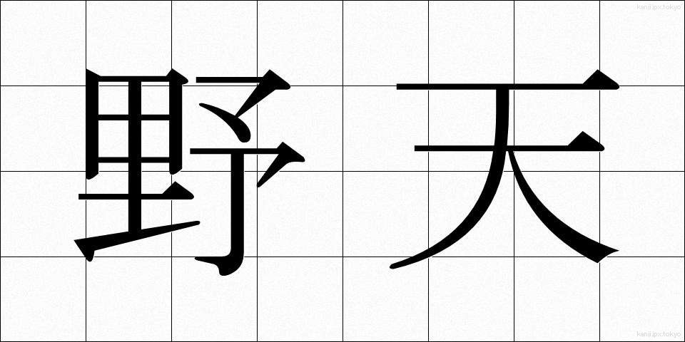野天 (のでん)