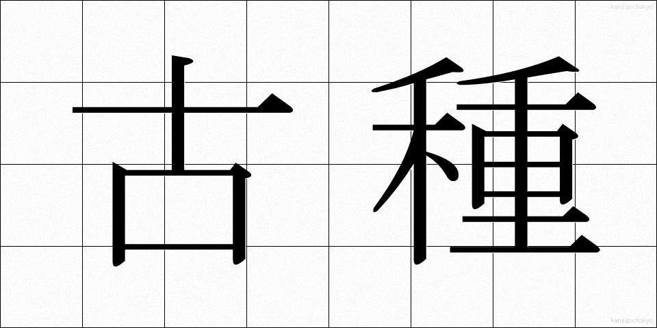 古種 (こしゅ)