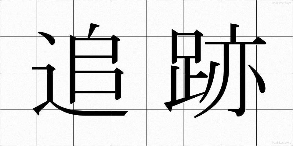 追跡 (ついせき)