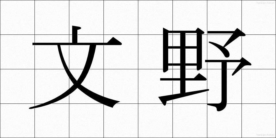 文野 (ぶんや)