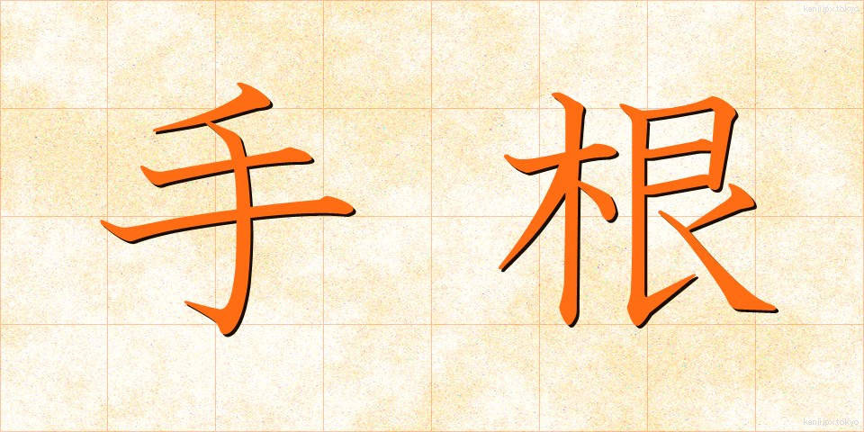 手根 (しゅこん)