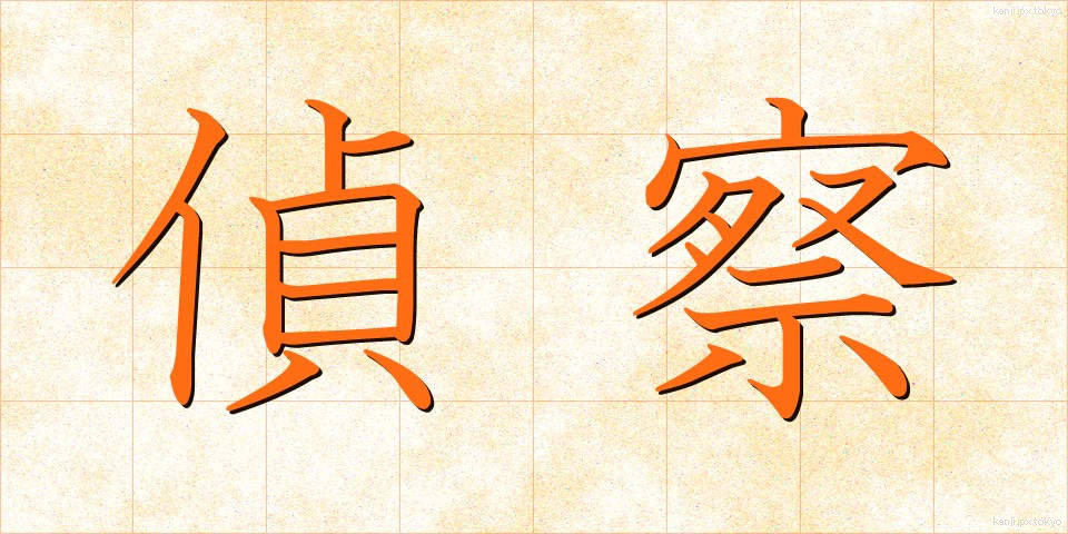 偵察 (ていさつ)