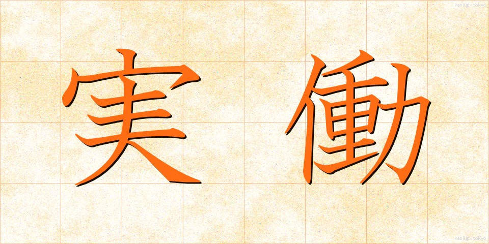 実働 (じつどう)