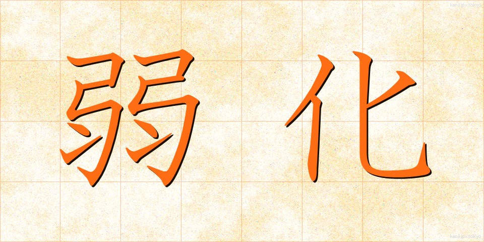 弱化 (じゃっか)