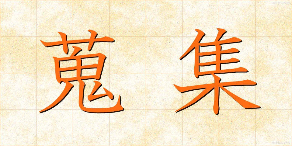 蒐集 (しゅうしゅう)