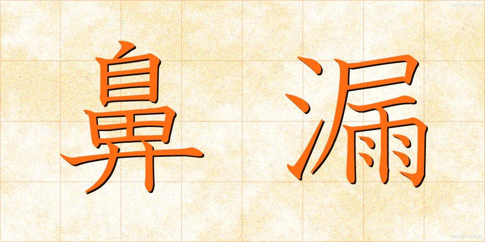 鼻漏 (びろう)