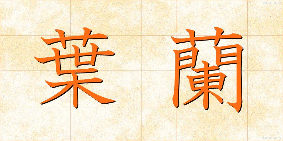 葉蘭 (ようらん)