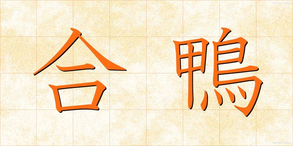 合鴨 (あいがも)