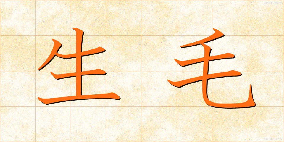 生毛 (なまげ)