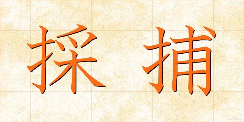 採捕 (さいほ)