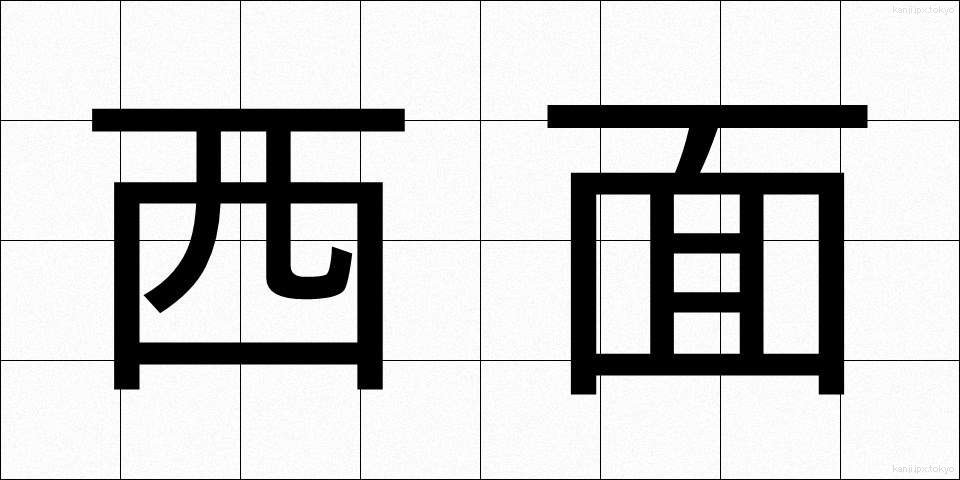 西面 (せいめん)