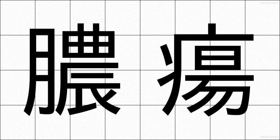 膿瘍 (のうよう)