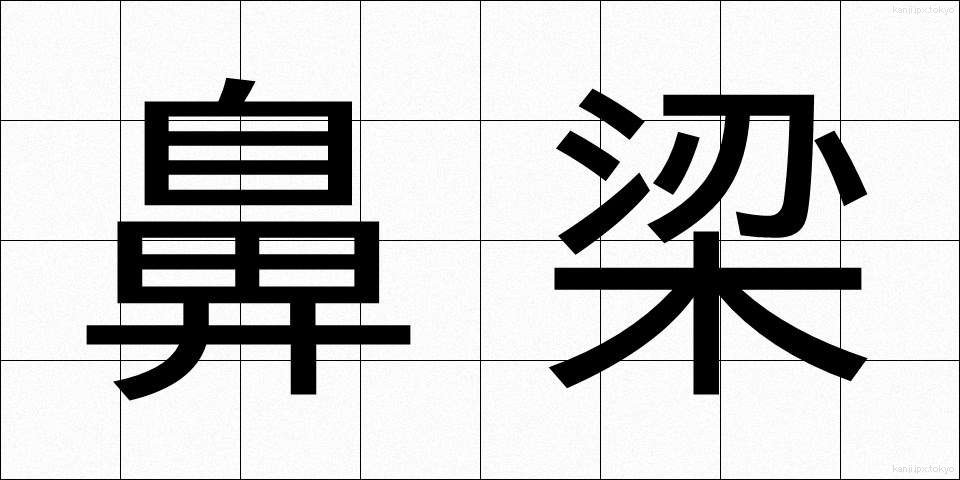 鼻梁 (びりょう)