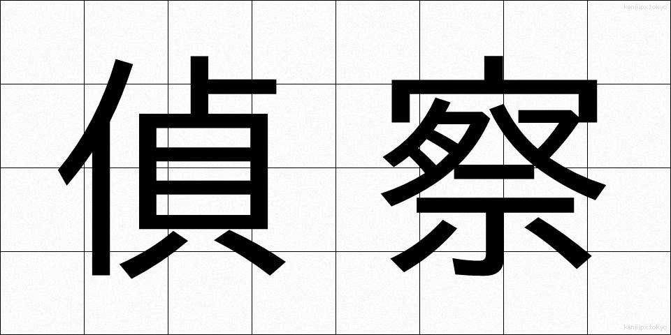 偵察 (ていさつ)