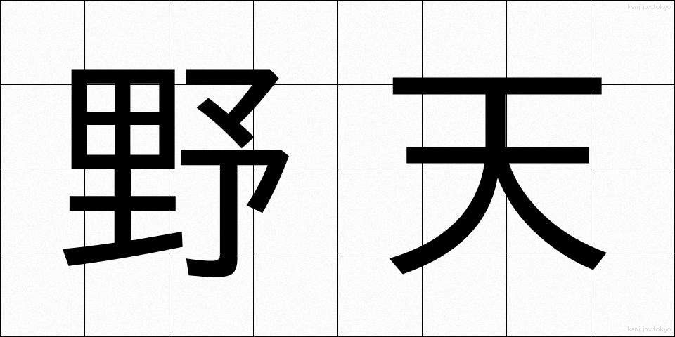 野天 (のでん)