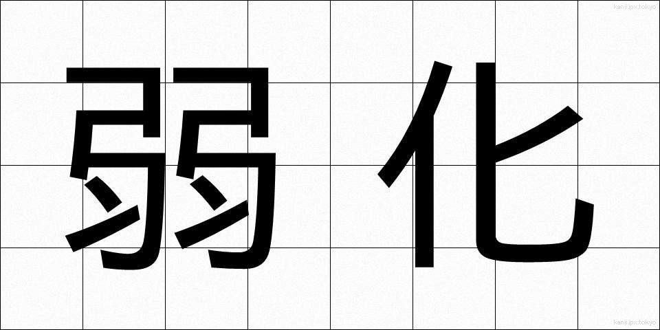 弱化 (じゃっか)