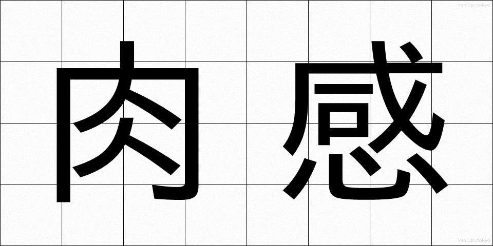 肉感 (にくかん)