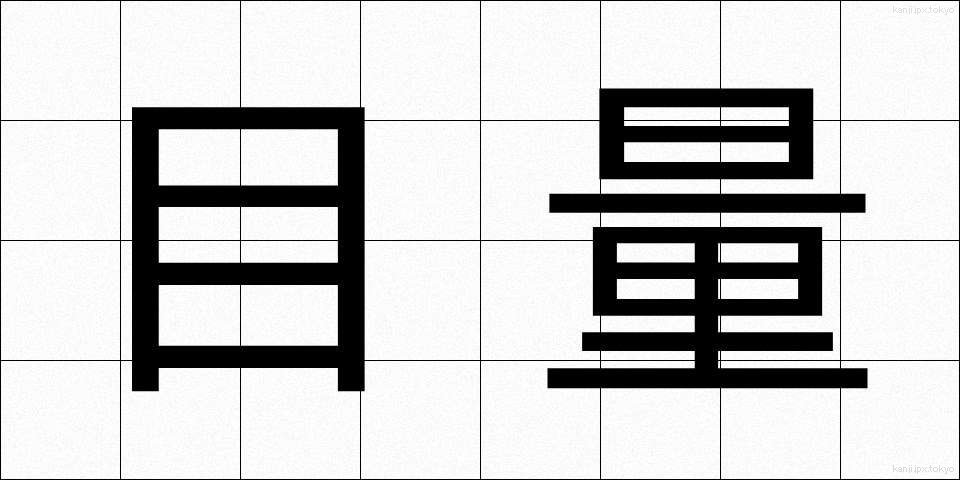 目量 (もくりょう)