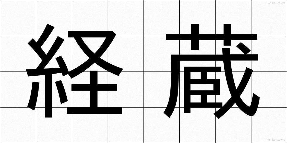 経蔵 (きょうぞう)