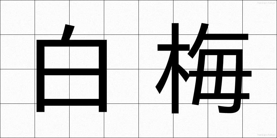 白梅 (しらうめ)