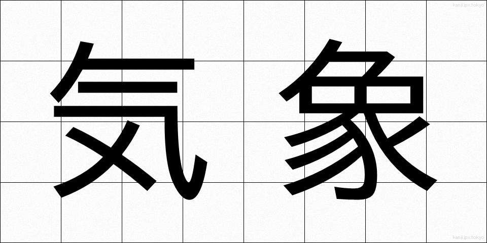 気象 (きしょう)