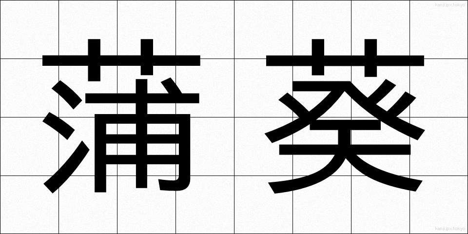 蒲葵 (ぶき)