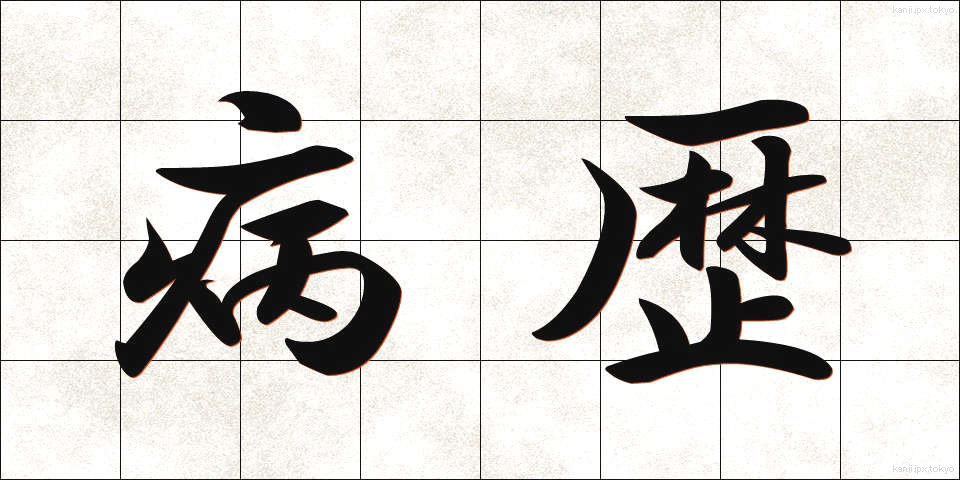 病歴 (びょうれき)