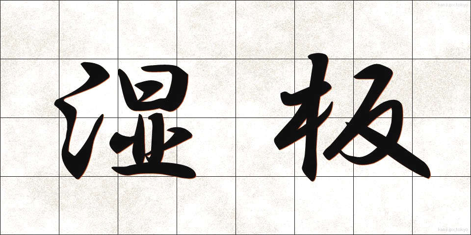 湿板 (しつばん)