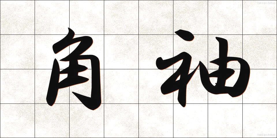 角袖 (かくそで)