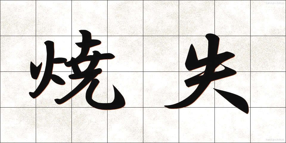 焼失 (しょうしつ)