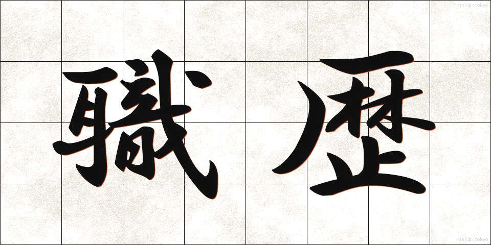 職歴 (しょくれき)
