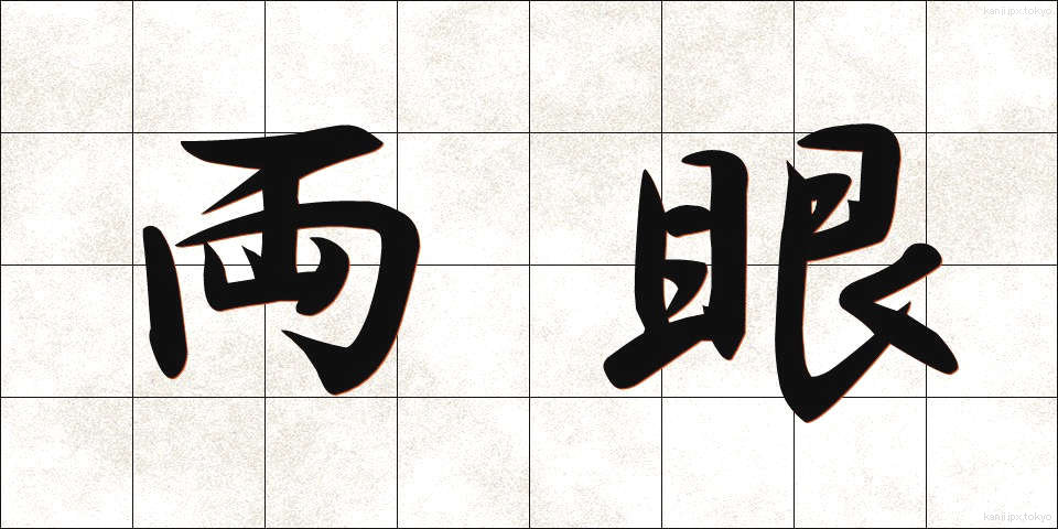 両眼 (りょうがん)