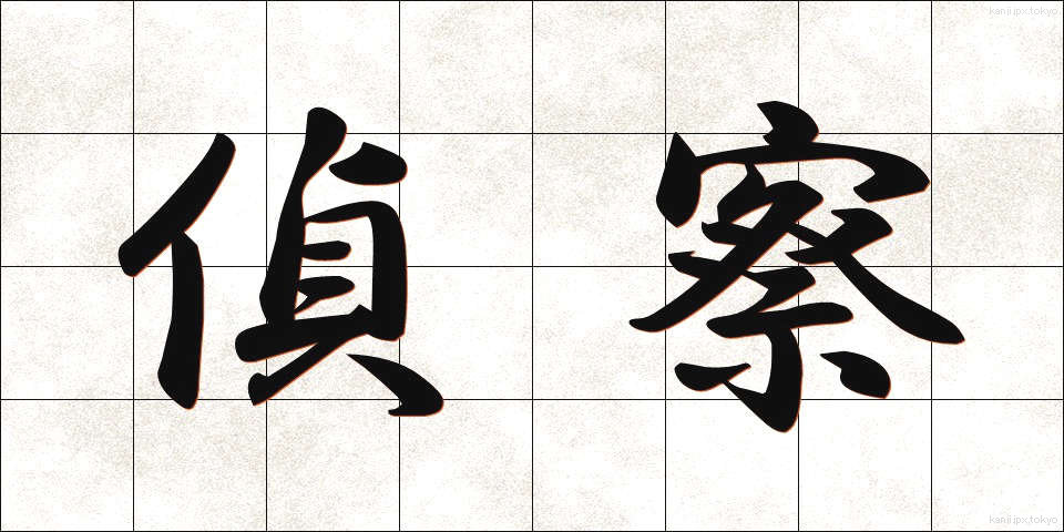 偵察 (ていさつ)