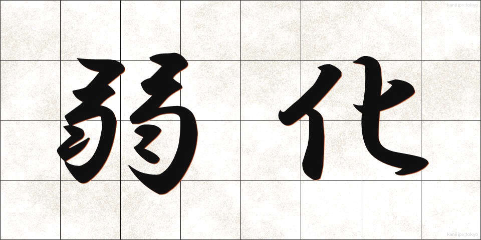 弱化 (じゃっか)