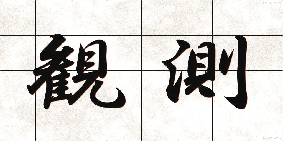 観測 (かんそく)