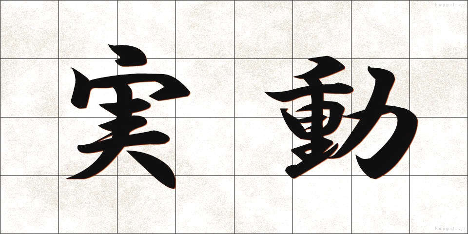 実動 (じつどう)