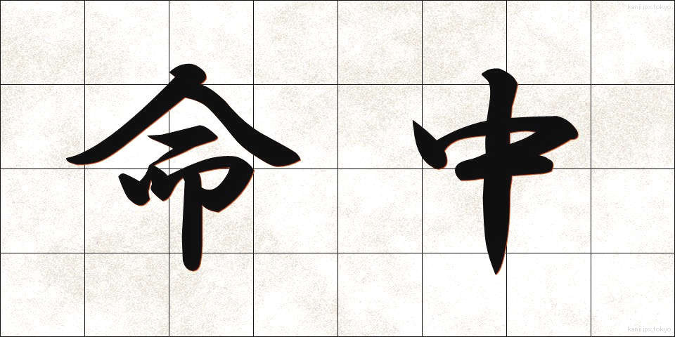 命中 (めいちゅう)