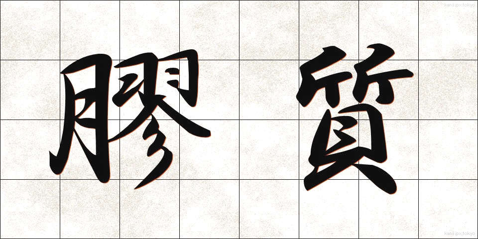 膠質 (こうしつ)