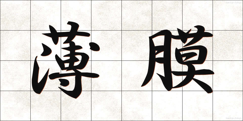 薄膜 (はくまく)
