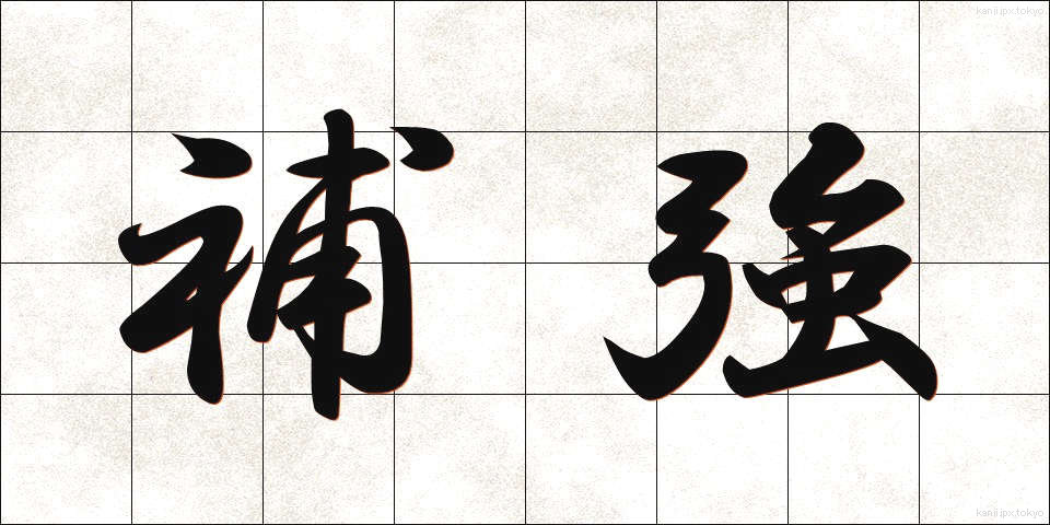 補強 (ほきょう)