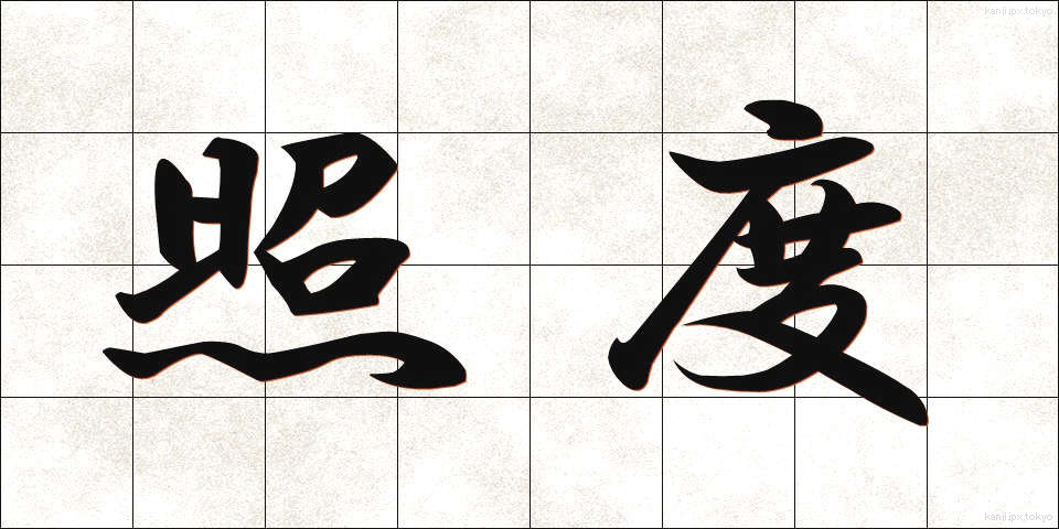 照度 (しょうど)